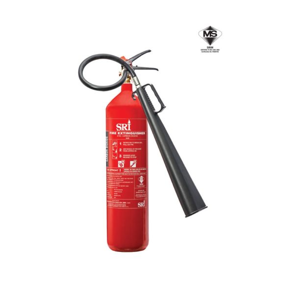 Brand name SRI for 2kg Co2 type fire extinguisher